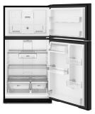 Whirlpool - 33 in. Wide 21.3 cu. ft. Top-Freezer Refrigerator with Total Coverage Cooling - Black - Alternate Views