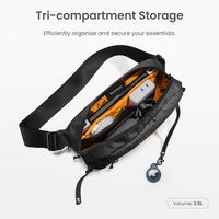 tomtoc - Aviator-T33 3.5L Sling Bag with RFID Blocking, Minimalist Crossbody Bag Chest Bag Should... - Alternate Views