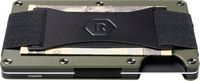 The Ridge Wallet - Matte Olive MagSafe Wallet Cash Strap - Green - Alternate Views