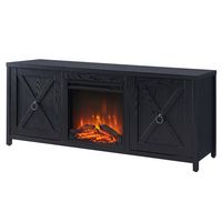 Felinna Log Fireplace TV Stand for Most TVs up to 65