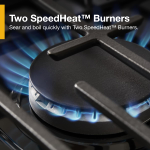 Whirlpool - 30 in. Wide 4 burners 5.1 cu. ft. Freestanding Gas Range with Broiler Drawer - Black - Alternate Views