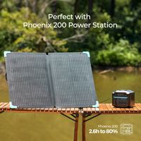 Renogy - 80 Watt Portable Solar Panel - Black - Alternate Views