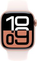 Apple Watch Series 10 (GPS) 42mm Aluminum Case with Light Blush Sport Band - S/M - Rose Gold - (2... - Alternate Views