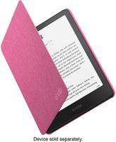Amazon - Kindle Paperwhite/Colorsoft Case, Water-Safe fabric, Foldable Lightweight Cover - Raspberry - Alternate Views