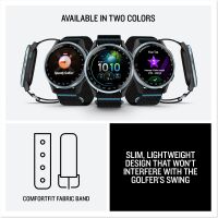 Garmin - Approach J1 Junior Golf GPS Smartwatch 43mm Anodized Aluminum - Cloud Blue Aluminum Beze... - Alternate Views