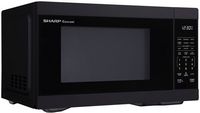 Sharp - 1.4 cu ft Countertop Microwave With Sensor Cooking - Black - Alternate Views
