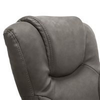 Serta - Connor Upholstered Executive High-Back Office Chair with Lumbar Support - Bonded Leather ... - Alternate Views