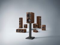 KEF - Q1 Meta Bookshelf Speakers (Pair) - Walnut - Alternate Views