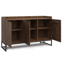 Simpli Home - Milverton Sideboard Buffet - Rustic Natural Aged Brown - Alternate Views