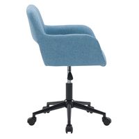 CorLiving - Marlowe Upholstered Task Chair - Light Blue - Alternate Views