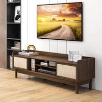 Costway - Wooden TV Stand for TVs up to 65