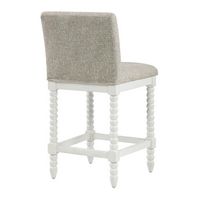 OSP Home Furnishings - Kaylee 26 Spindle Counter Stool - Fog / Antique White - Alternate Views