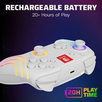 PDP - Afterglow Wave Wireless Pro Controller with Motion for Nintendo Switch, and Nintendo Switch... - Alternate Views