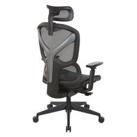 OSP Home Furnishings - Mesh High Back Manager's Chair with Headrest and Self-Adjusting Lumbar Sup... - Alternate Views