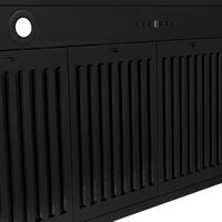 ZLINE - 48 inches - Convertible & Externally Vented - Wall Range Hood - Black stainless steel - Alternate Views