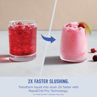 Ninja - SLUSHi Max Smart Frozen Drink Maker 150 oz - Blue & Peach - Alternate Views