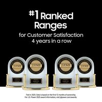 Samsung - Smart Freestanding Electric Range 6.3 cu. ft. with Air Fry and Convection - Stainless S... - Alternate Views