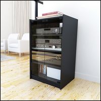 Sonax - TV Cabinet for Most Flat-Panel TVs - Ravenwood Black - Alternate Views