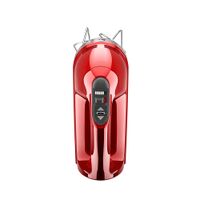 KitchenAid - 9-Speed Hand Mixer with Turbo Beater II Accessories in Candy Apple - Red - Alternate Views