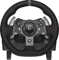 Logitech - G920 Driving Force Racing Wheel and pedals for Xbox Series X|S, Xbox One, PC - Black - Alternate Views
