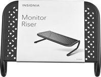 Insignia™ - Computer Monitor Riser - Black - Alternate Views