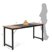 Costway - Large Computer Desk Writing Desk - 63