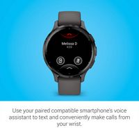 Garmin - Venu 3S GPS Smartwatch 41 mm Fiber-reinforced polymer - Stainless Steel and Pebble Gray - Alternate Views