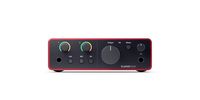 Focusrite - Scarlett Solo 4th Generation Audio Interface - Red - Alternate Views