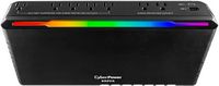 CyberPower - GX950UC Gaming UPS System with RGB Lighting and USB Charging Ports - Black - Alternate Views