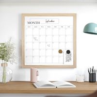 Martha Stewart - Everette Dry Erase Magnetic Monthly Calendar- 18