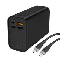 j5create - 26800mAh PD 65W 4-Port Power Bank - Black - Alternate Views