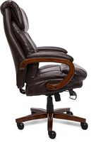 La-Z-Boy - Big & Tall Air Bonded Leather Executive Chair - Vino Brown - Alternate Views