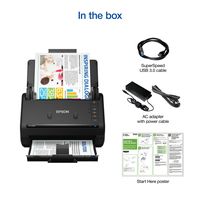 Epson - WorkForce ES-400 II Duplex Desktop Document Scanner - Black - Alternate Views