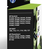 HP - 60 2-Pack Standard Capacity Ink Cartridges - Black & Tri-Color - Alternate Views