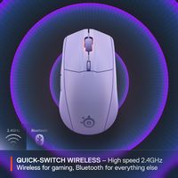 SteelSeries - Rival 3 Gen 2 Wireless Optical Gaming Mouse with Ultra-fast clicks - Wireless - Lav... - Alternate Views