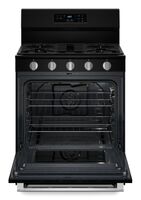 Maytag - 5.0 Cu. Ft. Freestanding Gas Range With No Preheat Air Fry and Air Baking - Black - Alternate Views