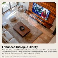 LG - 5.1.3-Channel S90TY Soundbar with Wireless Subwoofer, Dolby Atmos, WOW Orchestra - Black - Alternate Views