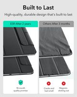 ESR Gear - Rebound Magnetic Keyboard 360 for iPad Air 13 2024 - Black - Alternate Views