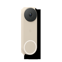 Google - Nest Doorbell (wired, 3rd gen) - Latest Model - 2K Video and Gemini - Linen - Alternate Views