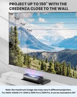 AWOL Vision - IC-A150 Motorized Slider Tray for Ultra short throw(UST) projector, extend to 150