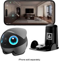 Enabot - EBO Air 2 Plus FamilyBot with 3K Res, AI Assistant, 2-Way Video, Smart Patrol, 32-GB SD ... - Alternate Views