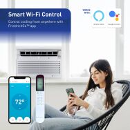 Friedrich - Energy Star 22,000 BTU 1,500 Sq Ft 230V Smart Inverter Window Air Conditioner with Re... - Alternate Views