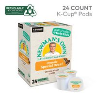 Newman's Own - Organics Special Blend Decaf Coffee K-Cup Pods, 24 Count - Alternate Views