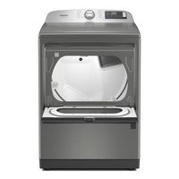 Maytag - 7.4 Cu Ft. Smart Gas Dryer with Pet Pro Option - Classic Silver - Alternate Views