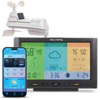 AcuRite - Iris Home Weather Station with Wi-Fi Color Display - Black - Alternate Views