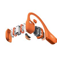 Shokz - OpenRun Pro 2 Bone Conduction Sports Headphones - Orange - Alternate Views