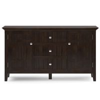 Simpli Home - Bedford Sideboard Buffet - Dark Tobacco Brown - Alternate Views