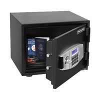 Honeywell - 0.5 Cu. Ft. Fire- and Water-Resistant Security Safe with Digital and Key Lock - Black - Alternate Views