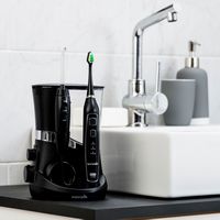 Waterpik - Complete Care 5.0 Water Flosser and Triple Sonic Toothbrush - Black - Alternate Views