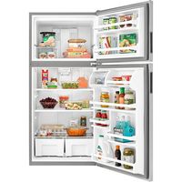 Amana - 18.2 Cu. Ft. Top-Freezer Refrigerator - Black - Alternate Views
